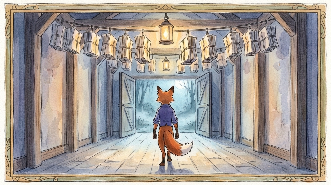 Fox apprentice finishes the long canon loop