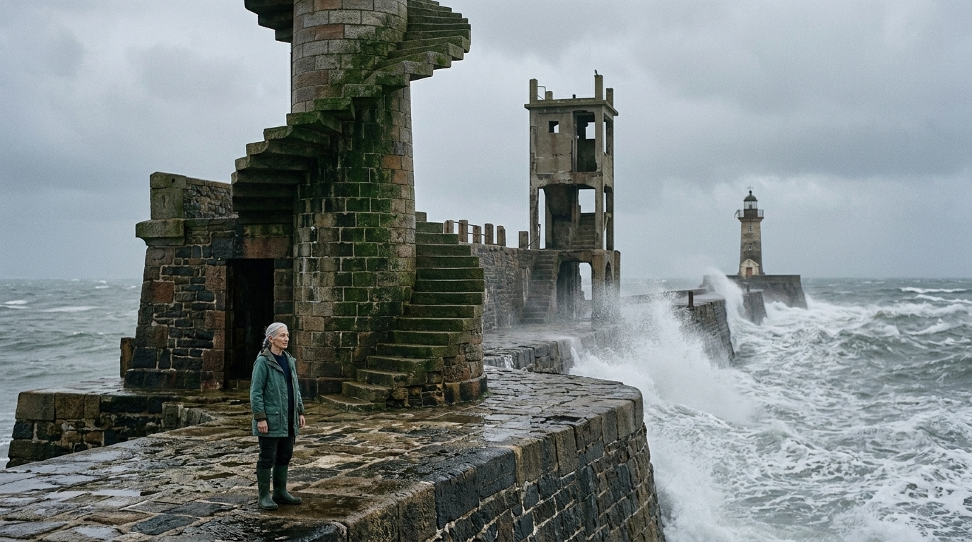Lighthouse keeper guarding the film’s visual canon