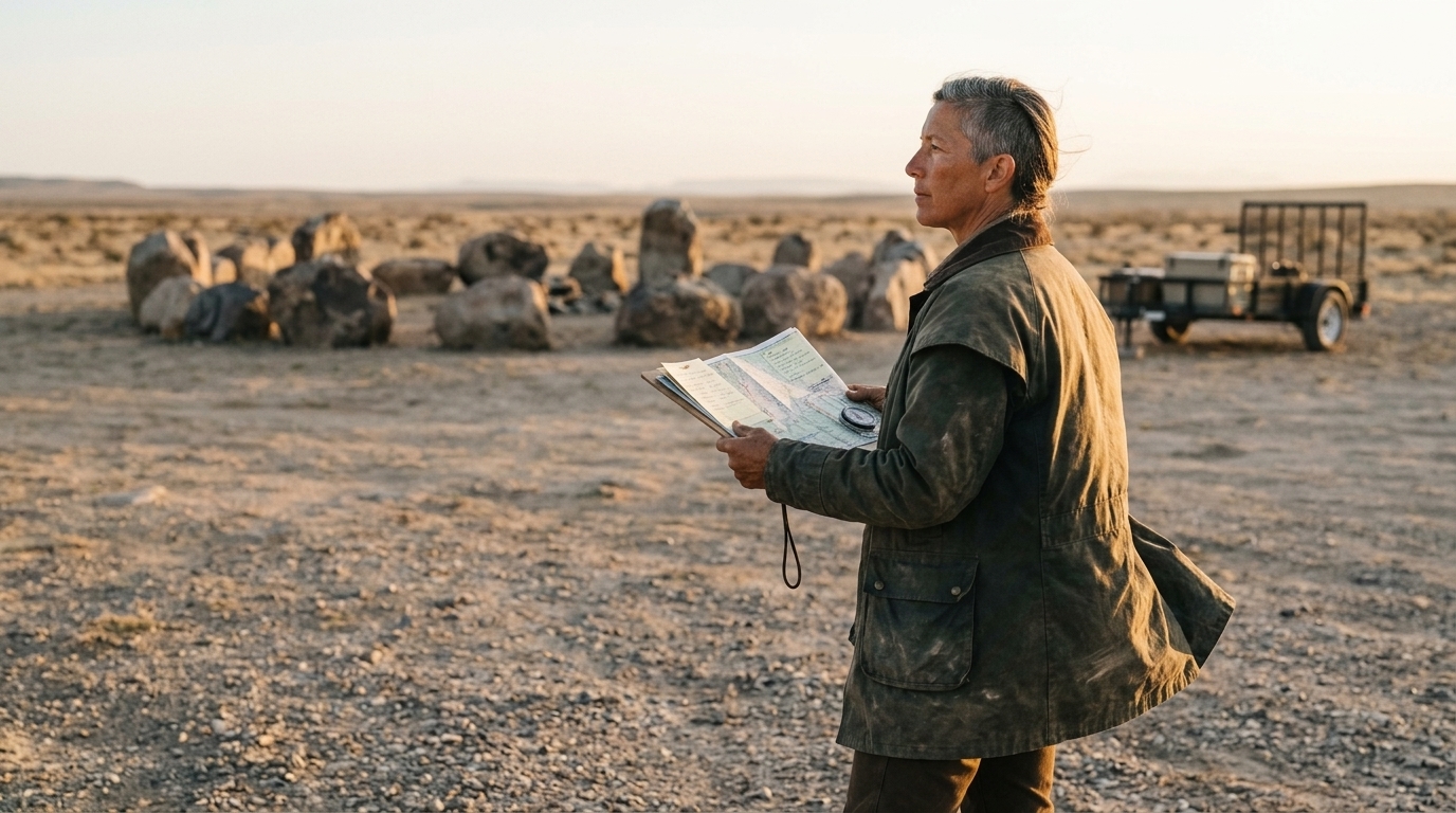 Scout marks recurring landmarks against the same set
