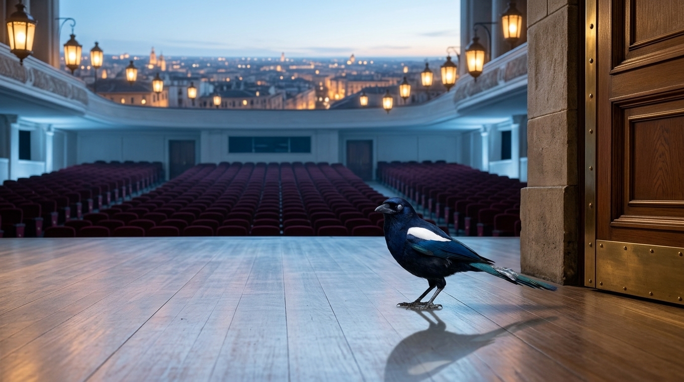Magpie 离开完成的混合片场,黎明即将到来