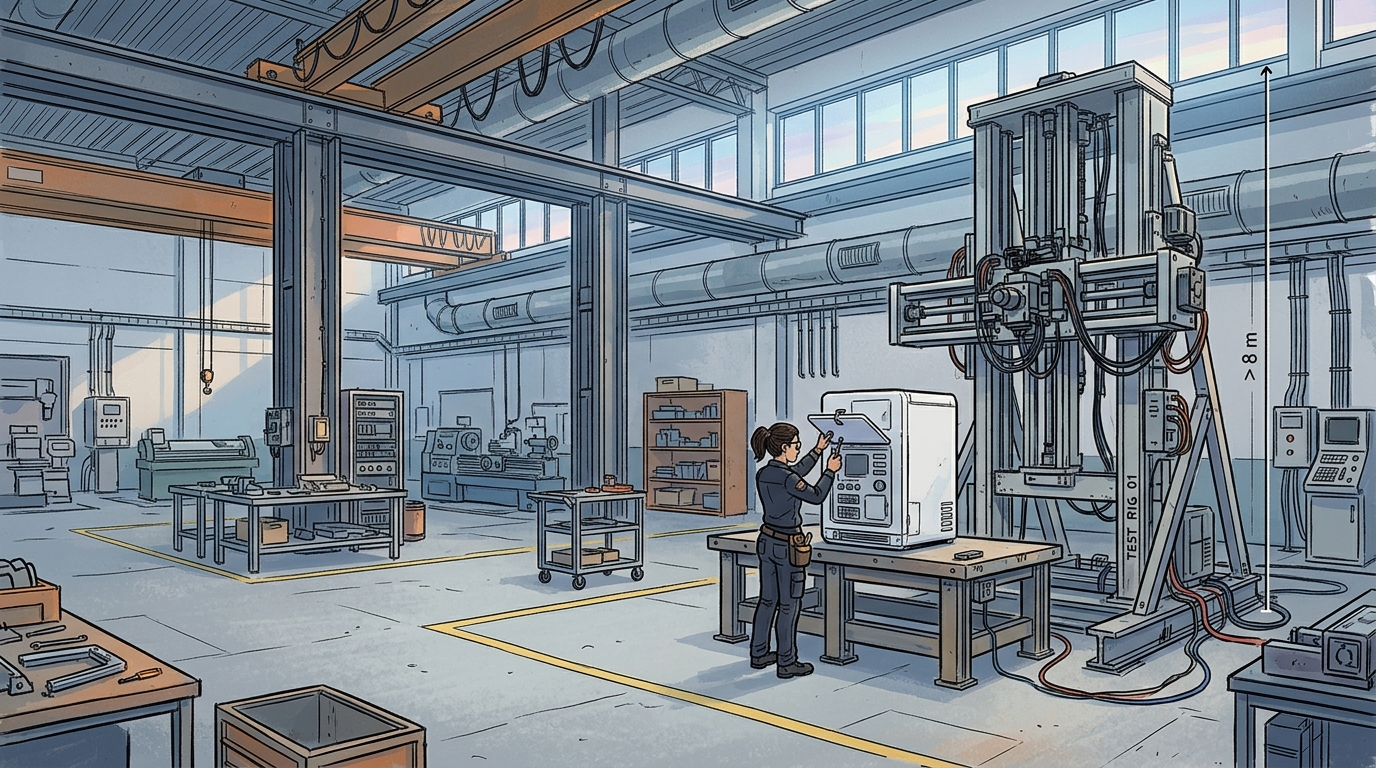 Workshop prepares an unfinished product for demanding proof