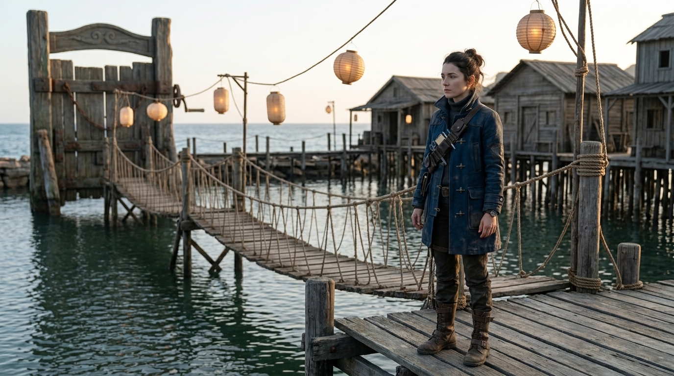 Editor-captain halts a shifting procession at dusk