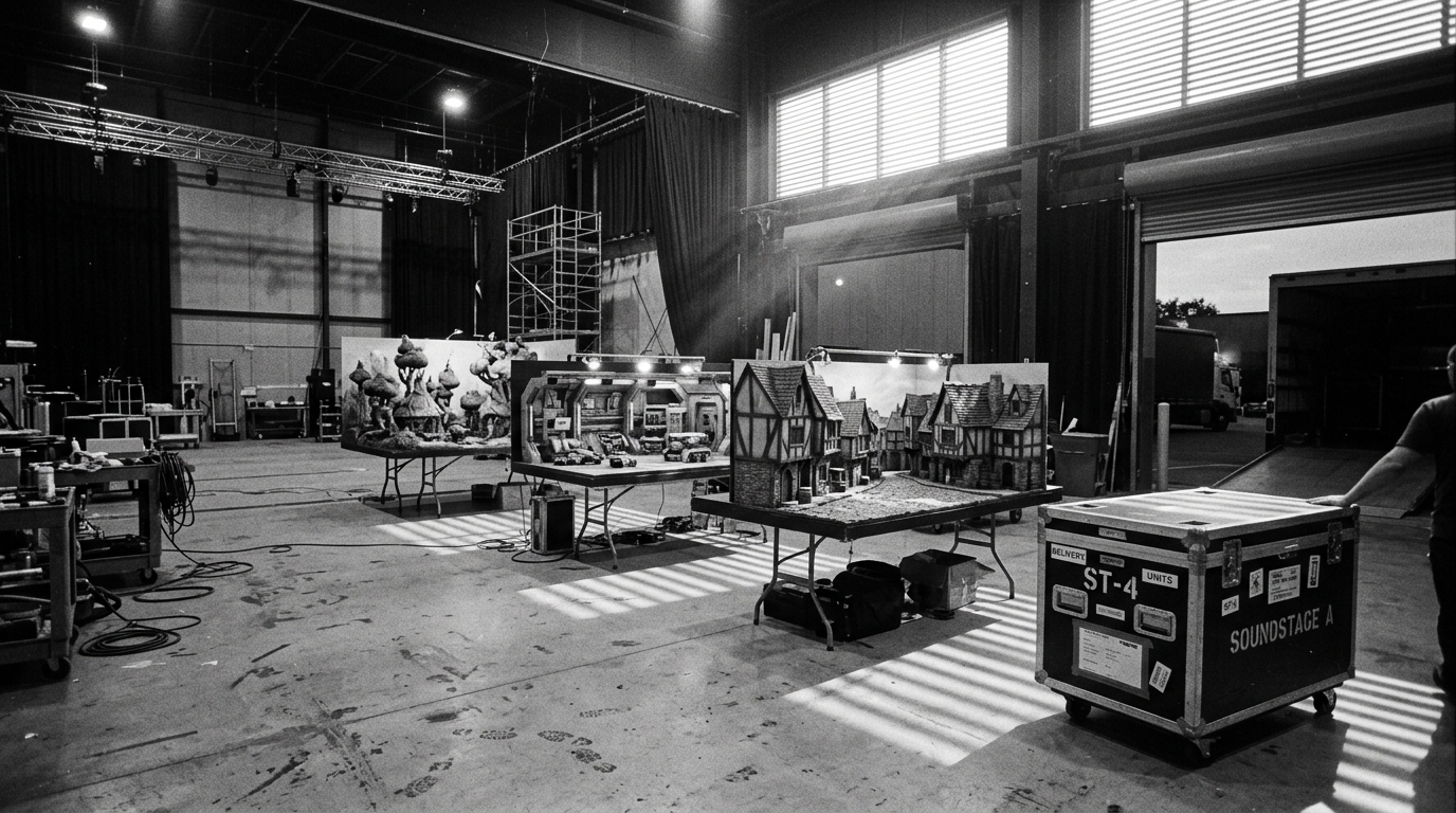 Finished production routes leave the soundstage
