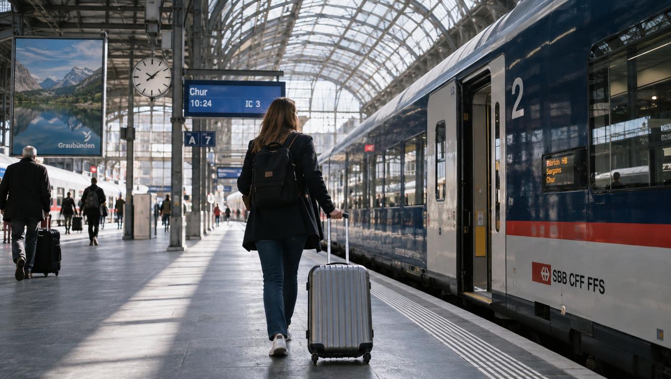 An updated travel case joins the flow through a station